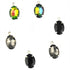 AussieSuperStore Jewellery Making Supplies Style & Grace Black Silver Oval Pendant Style & Grace Black Silver Oval Pendant | Jewellery Making Findings | Jewellery Making Supplies 9323823209360 CR20007